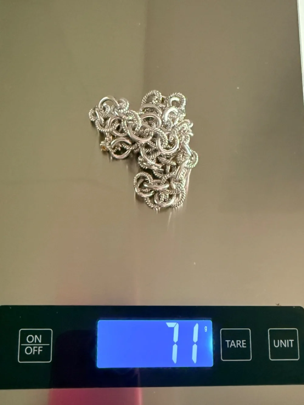 Judith Ripka Heavy Rolo Chain 20”